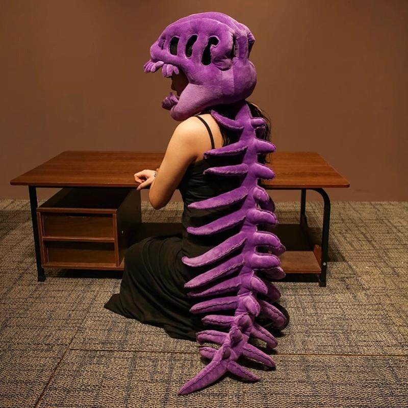 Dinosaur Skeleton Headgear Costume for Kids and Adults