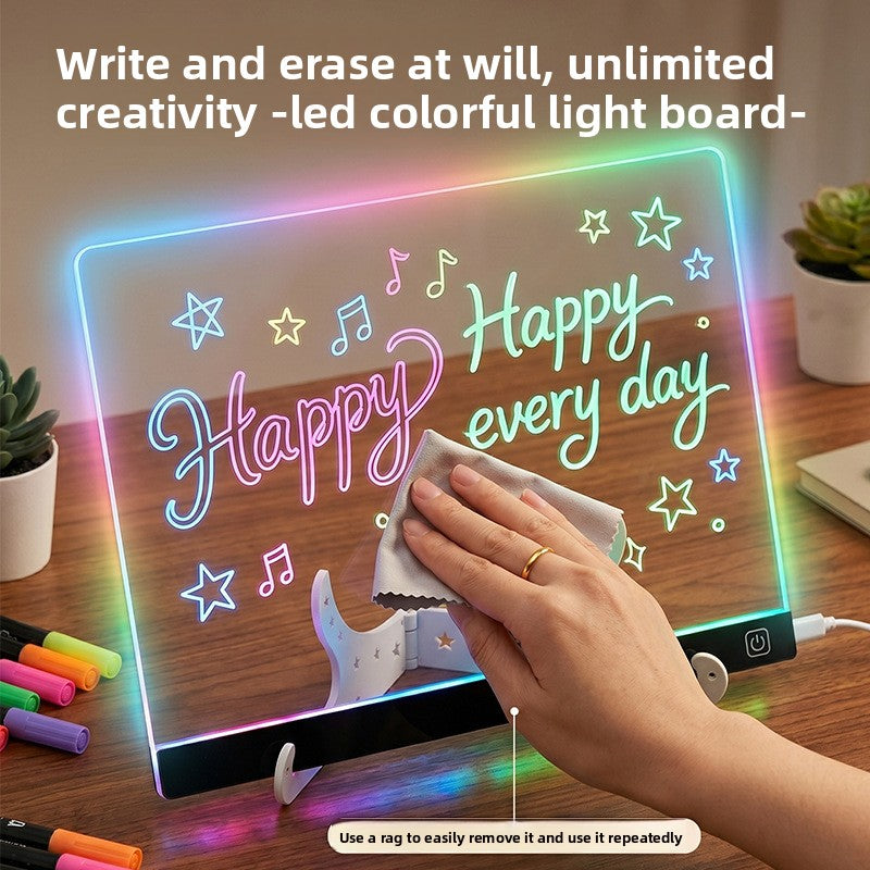 Glow-in-the-Dark Drawing Board for Children