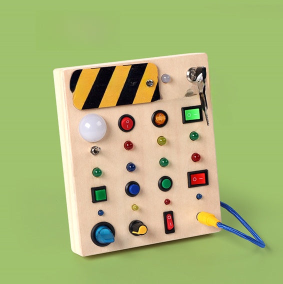 Montessori Busy Board Sensory Toy for Early Learning