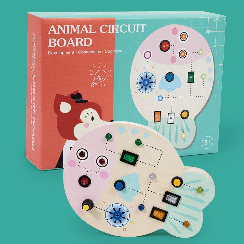 Montessori Busy Board Sensory Toy for Early Learning