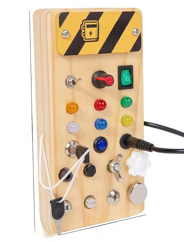 Montessori Busy Board Sensory Toy for Early Learning