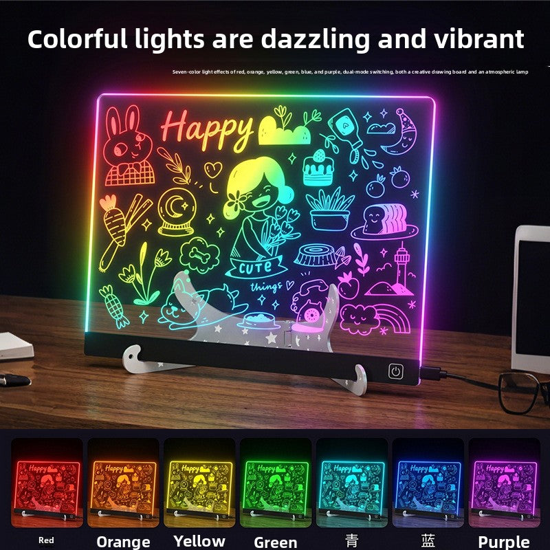 Glow-in-the-Dark Drawing Board for Children