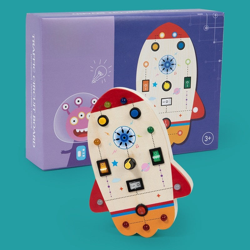 Montessori Busy Board Sensory Toy for Early Learning