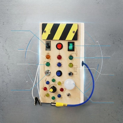 Montessori Busy Board Sensory Toy for Early Learning