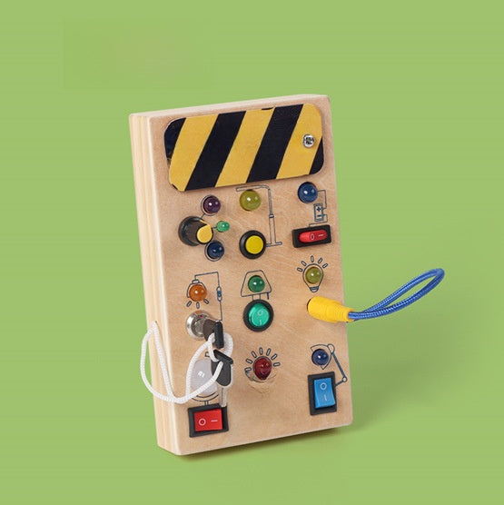 Montessori Busy Board Sensory Toy for Early Learning
