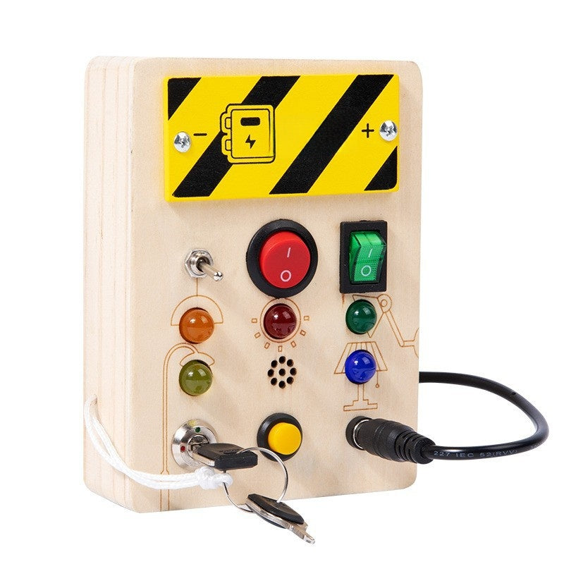 Montessori Busy Board Sensory Toy for Early Learning