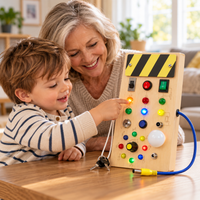Montessori Wooden Busy Board™ - Screen-Free Learning They'll Love