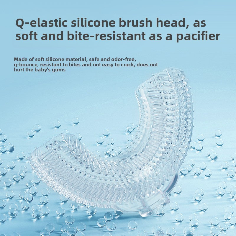 Children U-Shaped Electric Toothbrush with Smart Sensor