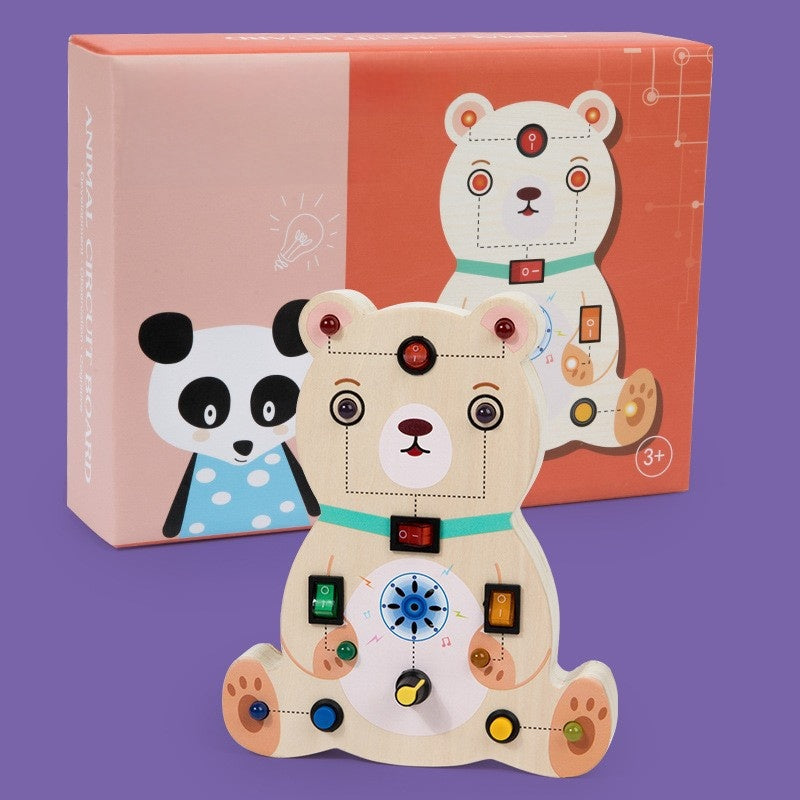 Montessori Busy Board Sensory Toy for Early Learning