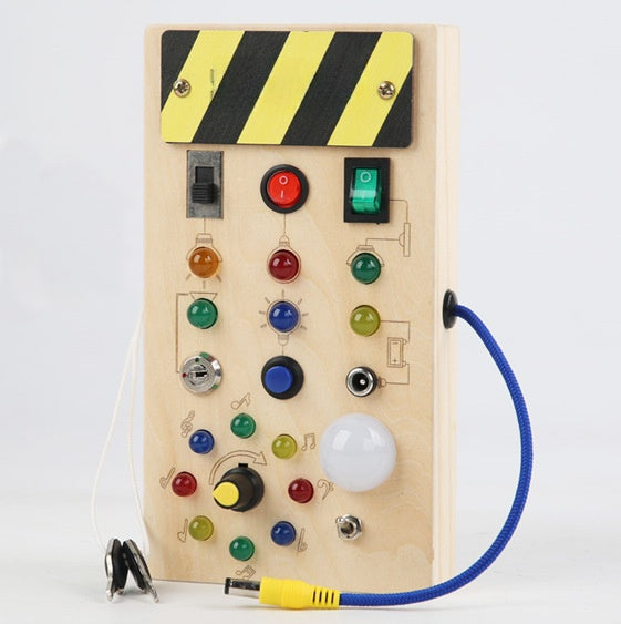 Montessori Busy Board Sensory Toy for Early Learning