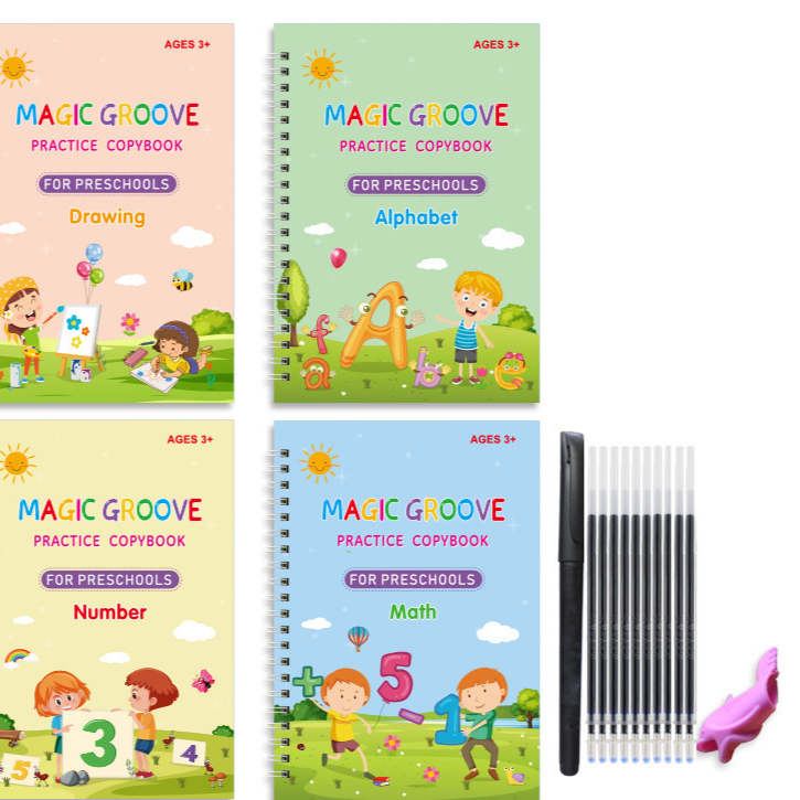 Groove Magic Copybook for Preschool Children