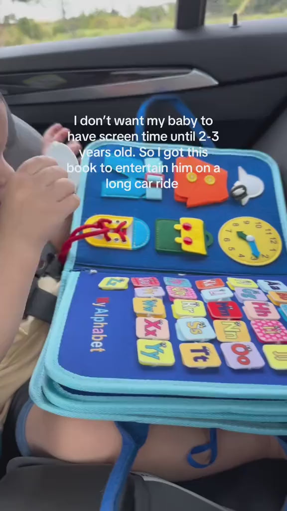 Montessori Busy Board-Keep Little Hands Busy. Help Little Minds Grow!