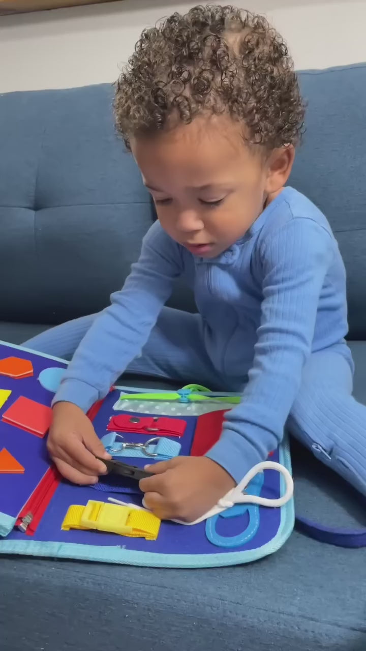 Montessori Busy Board-Keep Little Hands Busy. Help Little Minds Grow!